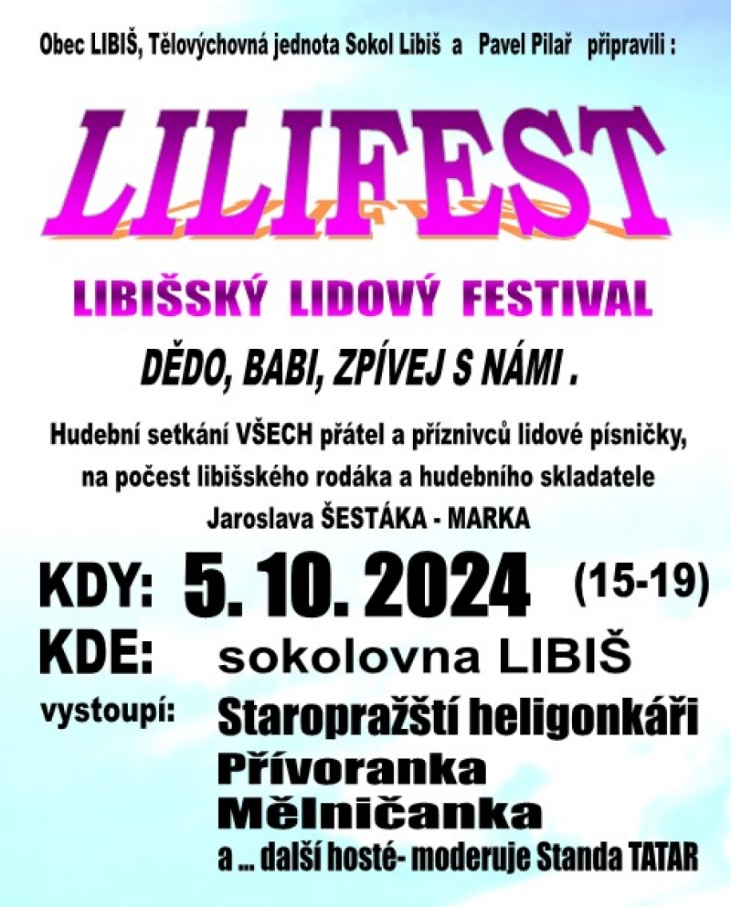 Lilifest - Libišský lidový festival